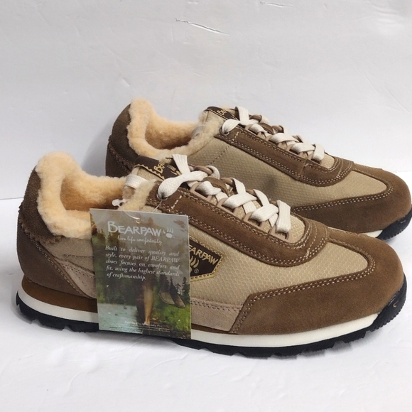 BearPaw Other - BEARPAW Mogul Hickory Fur Shoes Men's Size 8 Women's 7 NEW! 🔥